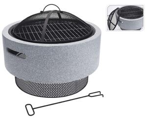 ProGarden Kerek Tűztál Grillráccsal - 52cm