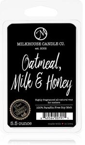 Milkhouse Candle Co. Creamery Oatmeal, Milk & Honey illatos viasz aromalámpába 155 g