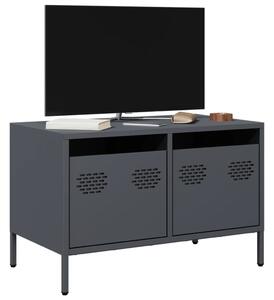 Antracitszürke hidegen hengerelt acél TV-szekrény 68x39x43,5 cm