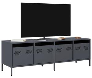Antracit hidegen hengerelt acél TV-szekrény 135x39x43,5 cm