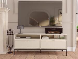 TV-állvány Verciro 103, Közepes sűrűségű farostlemez, Laminált forgácslap, 60x150x40cm, Kasmír