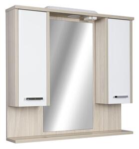 TMP ZX Sonoma Tükörszekrény LED-del - 95 cm