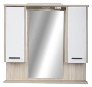 TMP ZX Sonoma Tükörszekrény - LED - 85 cm