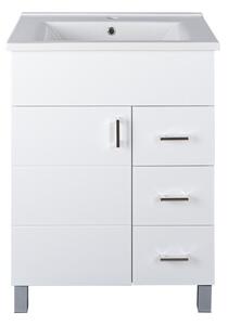 Viva STYLE Karina Fürdőszobabútor - 75 cm, Sanovit Atria Mosdóval