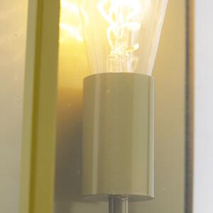 Ipari kültéri fali lámpa arany IP44 üveggel - Rotterdam