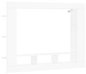 Modern Falra Szerelhető TV Szekrény - Fehér - 152x22x113 cm