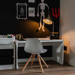 Ipari asztali lámpa állítható szürke - Pixa