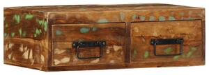 Tömör újrahasznosított falra szerelhető TV-szekrény 60x30x19 cm
