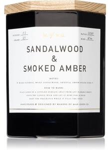 Makers of Wax Goods Sandalwood & Smoked Amber illatos gyertya 321 g