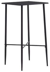 VidaXL fekete MDF bárasztal 60 x 60 x 111 cm