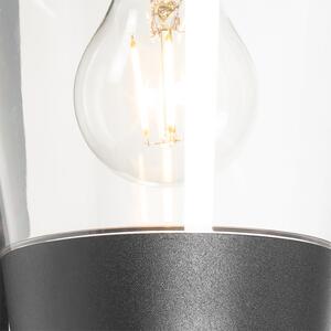 Modern kültéri fali lámpa fekete IP44 - Joren