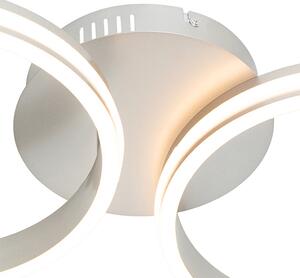 Acél mennyezeti lámpa LED-del 3 fokozatban szabályozható 2 lámpás - Navara
