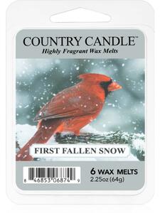 Country Candle First Fallen Snow illatos viasz aromalámpába 64 g