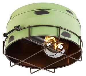 Ipari fali lámpa zöld 25 cm - Barril