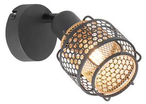 Design mennyezeti lámpa fekete arannyal - Noud