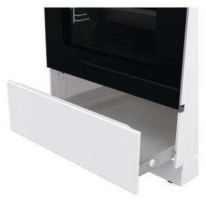 Gorenje GEC5C42WG Elektromos tűzhely, 70L, 4 főzőzóna, FrozenBake, A energiaosztály, Fehér