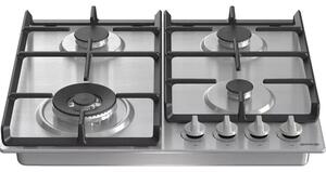 Gorenje GW641EX Beépíthető gáz főzőlap, 60cm, 4 főzőzóna, BigSurface, EasyClean, Ezüst