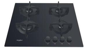 Whirlpool GOB 616/NB Beépíthető gáz főzőlap, 59 cm, 4 főzőzóna, Fekete