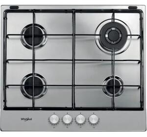 Whirlpool TGML 651 IX Beépíthető gáz főzőlap, 58 cm, 4 főzőzóna, Inox