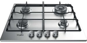 Whirlpool TGML 651 IX Beépíthető gáz főzőlap, 58 cm, 4 főzőzóna, Inox
