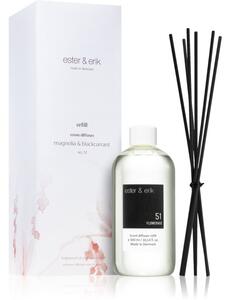Ester & erik room diffuser magnolia & blackcurrant (no. 51) aroma diffúzor töltelék 300 ml