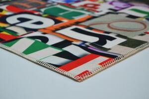 Szőnyeg, Letters 2012 Többszínű, 80 x 120 cm