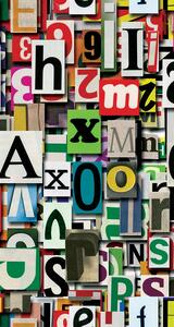 Szőnyeg, Letters 2012 Többszínű, 80 x 120 cm