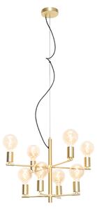 Modern függőlámpa arany 8 lámpás - Osprey