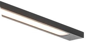 Modern fali lámpa fekete 62 cm IP44 LED-del - Jerre