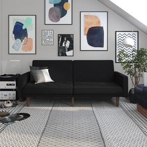 Fekete kinyitható kanapé 199 cm Paxson - Støraa