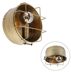 Ipari fali lámpa bronz 25 cm - Barril
