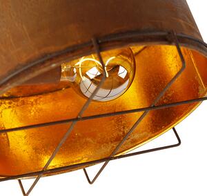 Ipari mennyezeti lámpa rozsdabarna 35 cm - Barril