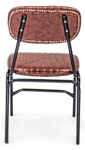 DEBBIE vintage sötét narancssárga szék