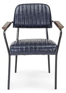 NELLY vintage kék szék karfával