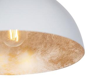 Ipari mennyezeti lámpa fehér arannyal 35 cm - Magna