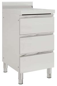 GastroChef Konyhaszekrény Szett - 2 db Rozsdamentes Acél - 50/60cm