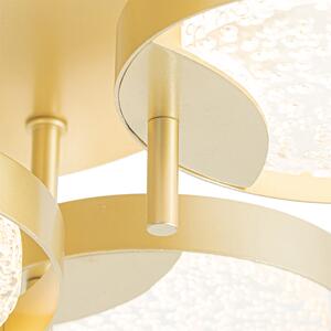 Mennyezeti lámpa arany 42 cm LED-del 3 fokozatban szabályozható - Patrick