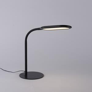 Modern asztali lámpa fekete, szabályozható LED-del - Kiril