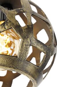 Ipari mennyezeti lámpa antik arany - Bobby
