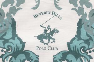 Ranforce Pamut Ágyneműhuzat, Beverly Hills Polo Club BHPC 024 Zöld / Fehér, 200 x 220 cm