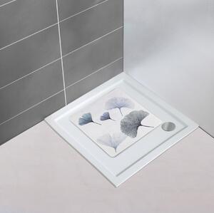 Csúszásmentes Fürdőszobai Szőnyeg, TPR-ből, Ginkgo Többszínű, 54 x 54 cm