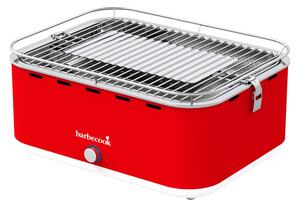 Barbecook BC-CHA-1019 Carlo asztali faszenes grill, piros, 44x33x21cm