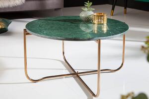 MARBLE design dohányzóasztal - zöld márvány - 60cm