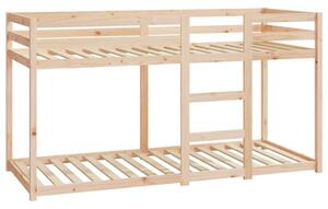 VidaXL tömör fenyőfa emeletes ágy 80x200 cm