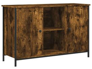 VidaXL füstös tölgyszínű szerelt fa TV-szekrény 100x35x65 cm