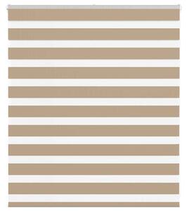 Zebrafüggönnyel homokbarna szövetszélesség 130,9 cm poliészter