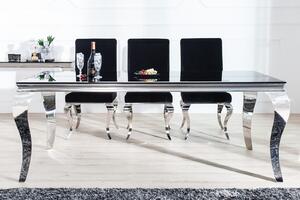 MODERN BAROCK design étkezőasztal -180cm - fekete