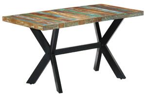 VidaXL - Újrahasznosított Fa Étkezőasztal - 140x70x75 cm