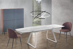 CARONIA márvány design bővíthető étkezőasztal