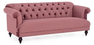 BLOSSOM antik rózsaszín 3 személyes kanapé